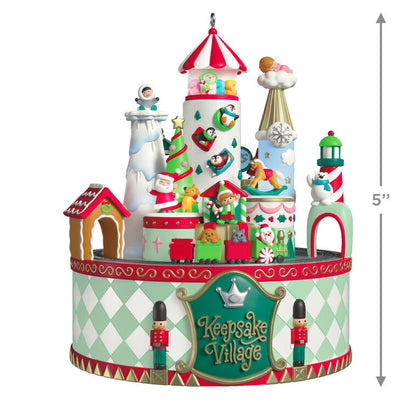 Hallmark Keepsake Christmas Ornament 2025, Keepsake Village Musical with Light and Motion - BCGiftMall