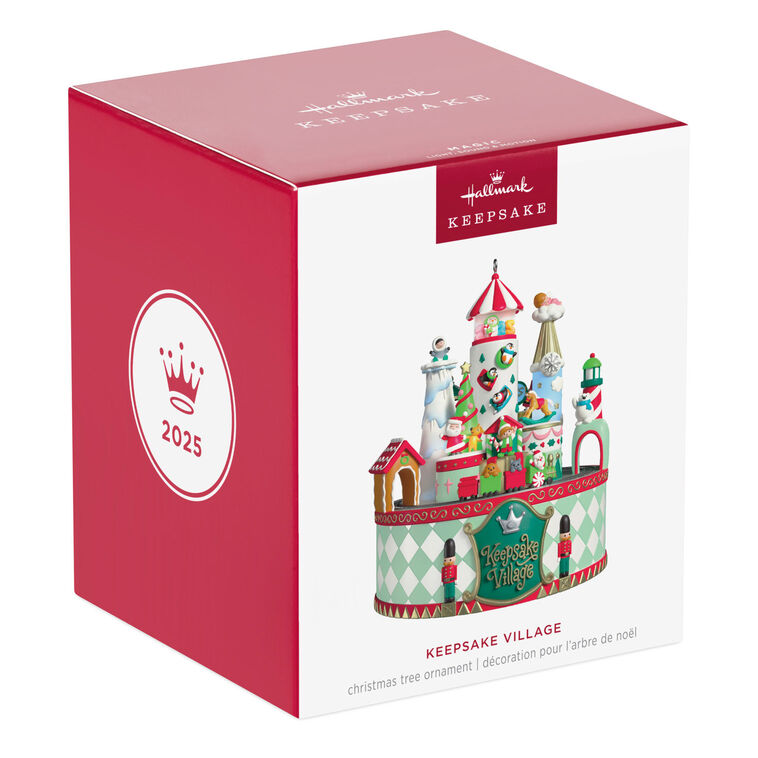 Hallmark Keepsake Christmas Ornament 2025, Keepsake Village Musical with Light and Motion - BCGiftMall