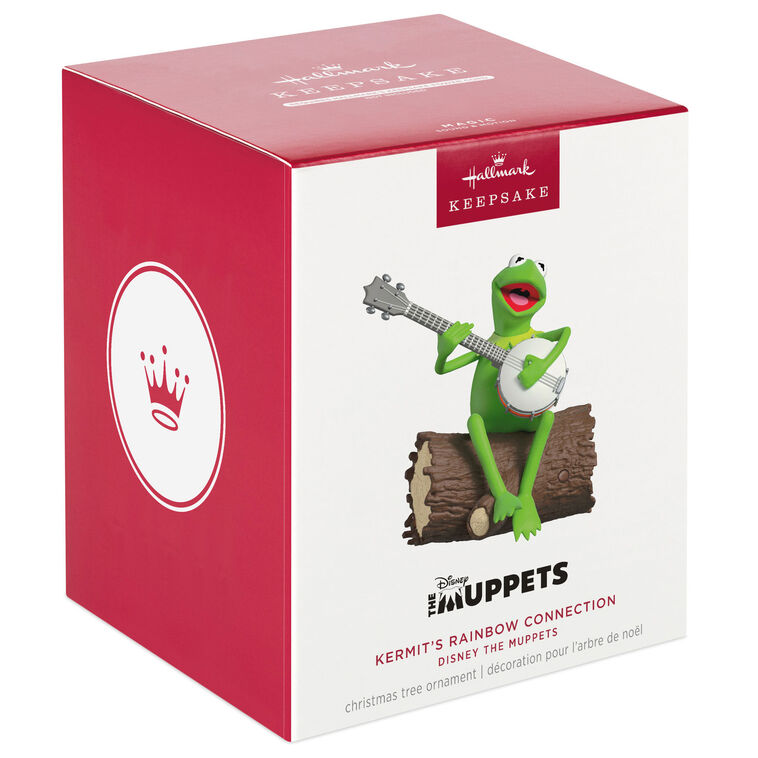 Hallmark Keepsake Christmas Ornament 2025, Disney The Muppets Kermit's Rainbow Connection Musical with Motion, Gifts for Disney Fans - BCGiftMall