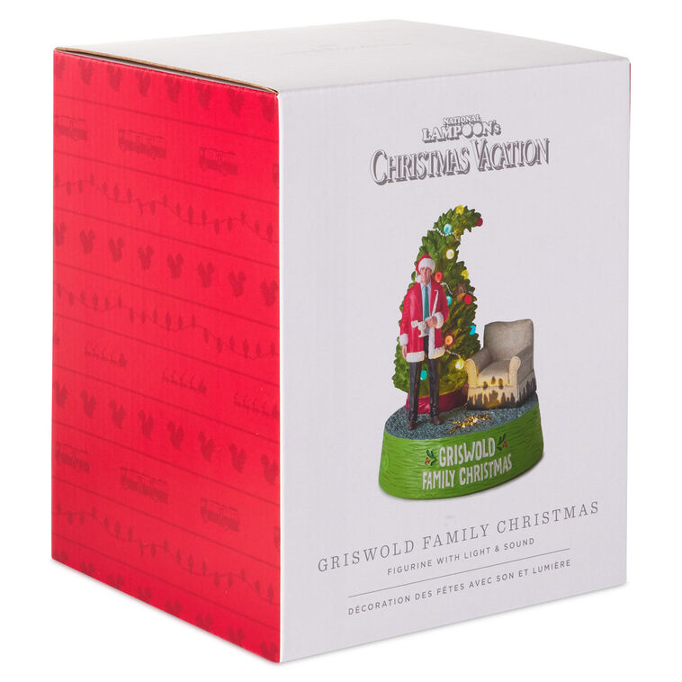 National Lampoon's Christmas Vacation™ Griswold Family Christmas Figurine With Light and Sound, 7.75" H by Hallmark