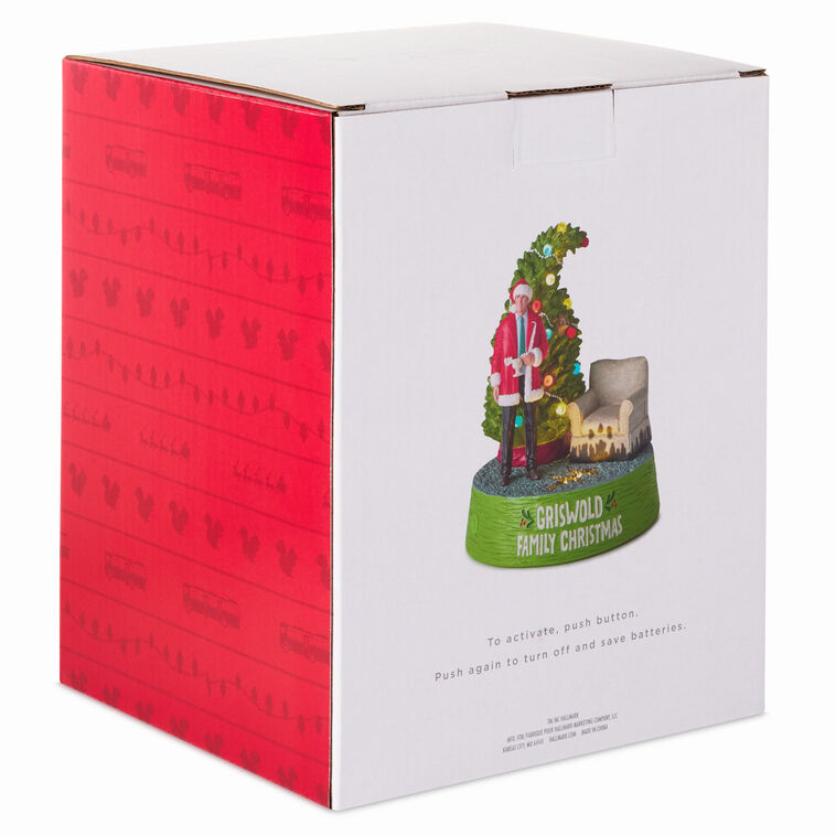 National Lampoon's Christmas Vacation™ Griswold Family Christmas Figurine With Light and Sound, 7.75" H by Hallmark