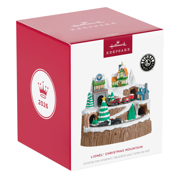 2026 Hallmark Christmas Ornament Lionel Christmas Mountain Musical Ornament With Light and Motion