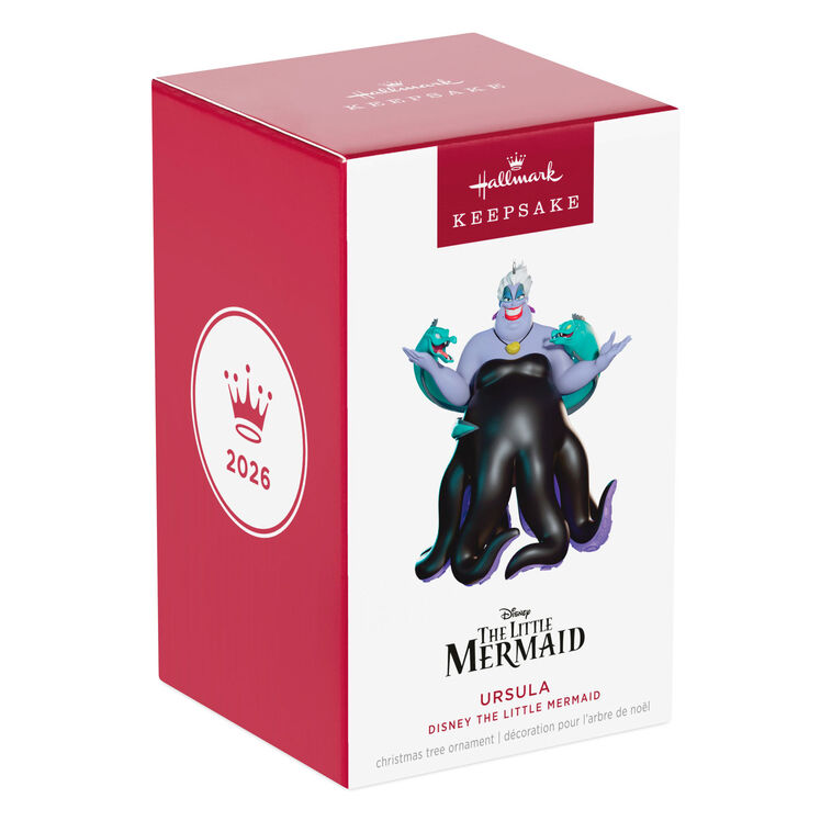 2026 Hallmark Christmas Ornament Disney The Little Mermaid Ursula