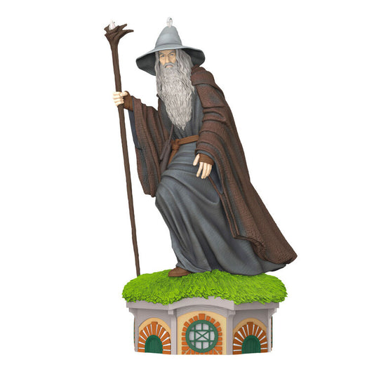 2026 Hallmark Christmas Ornament Lord of the Rings: The Fellowship of the Ring Collection Gandalf the Grey Ornament With Light and Sound