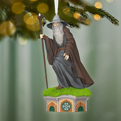 2026 Hallmark Christmas Ornament Lord of the Rings: The Fellowship of the Ring Collection Gandalf the Grey Ornament With Light and Sound