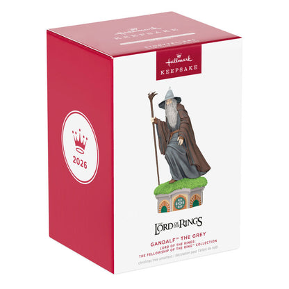 2026 Hallmark Christmas Ornament Lord of the Rings: The Fellowship of the Ring Collection Gandalf the Grey Ornament With Light and Sound