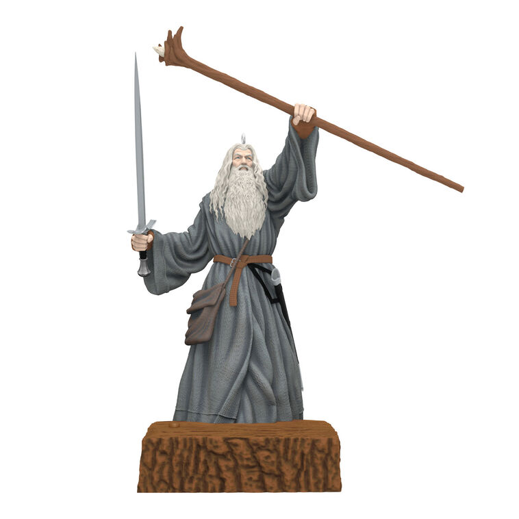 Hallmark Keepsake Christmas Ornament 2025, The Lord of The Rings Gandalf The Grey with Sound, Movie Gifts - BCGiftMall