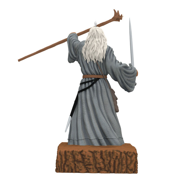 Hallmark Keepsake Christmas Ornament 2025, The Lord of The Rings Gandalf The Grey with Sound, Movie Gifts - BCGiftMall