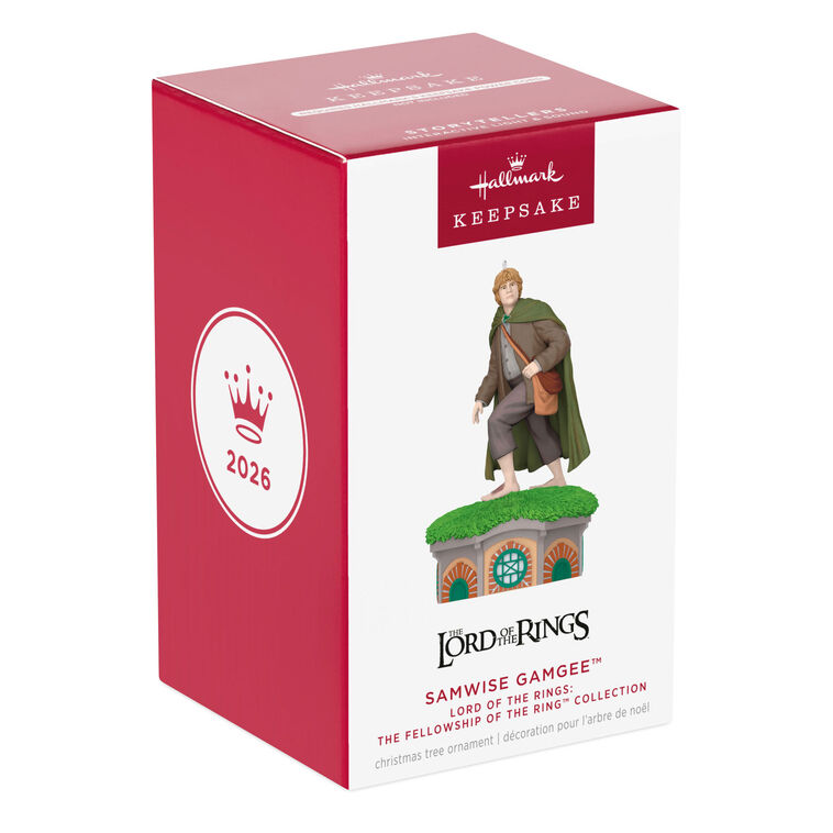 Hallmark 2026 Christmas Ornament Lord of the Rings: The Fellowship of the Ring Collection Samwise Gamgee Ornament With Light and Sound