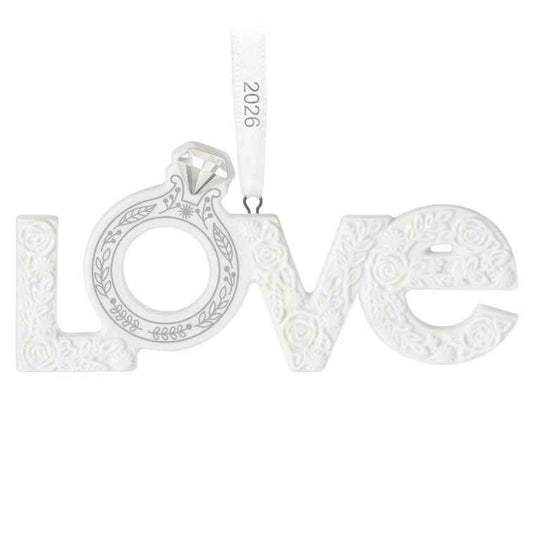 Hallmark Christmas Ornament Our Engagement 2026 Porcelain Ornament