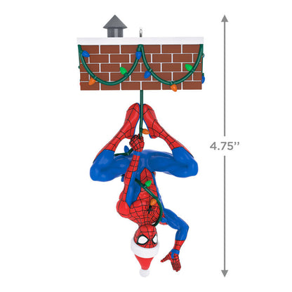 Hallmark Keepsake Christmas Ornament 2025, Marvel Spider-Man Peekbuster with Motion-Activated Sound, Gifts for Marvel Fans - BCGiftMall