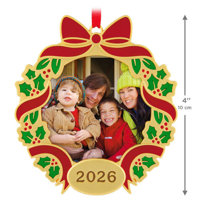 Hallmark Christmas Ornament Our Family Christmas 2026 Photo Frame Metal Ornament