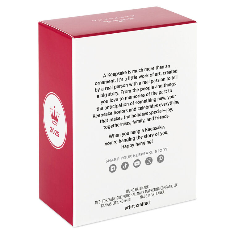 Hallmark Keepsake Christmas 2025 Disney Mickey and Minnie Sweater-Sharing Sweethearts Ornament