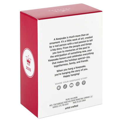 Hallmark Keepsake Christmas 2025 Disney Mickey and Minnie Sweater-Sharing Sweethearts Ornament