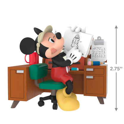 Hallmark Keepsake Christmas 2025 Disney Mickey Mouse From Sketch to Screen Ornament