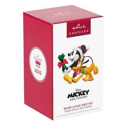 Hallmark Keepsake Christmas Ornament 2025 Disney Mickey and Friends Bone-afide Besties, Gifts for Disney Fans - BCGiftMall