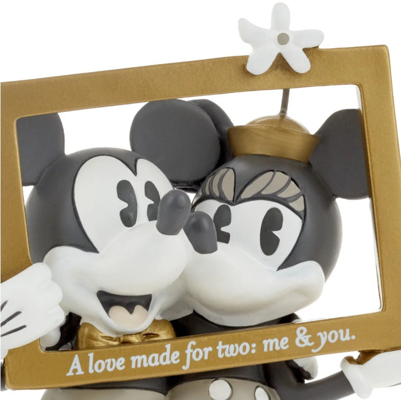 Disney Mickey And Minnie Love Made For Two Figurine By Hallmark
