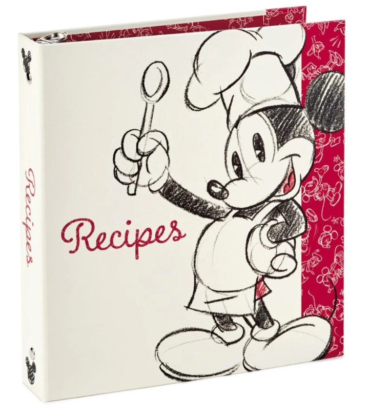 Hallmark Disney Mickey Mouse Recipe Organizer Book
