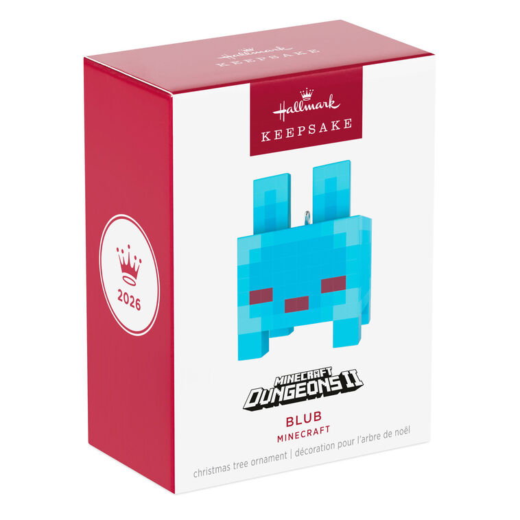 2026 Hallmark Christmas Ornament Minecraft: Dungeons II Blub