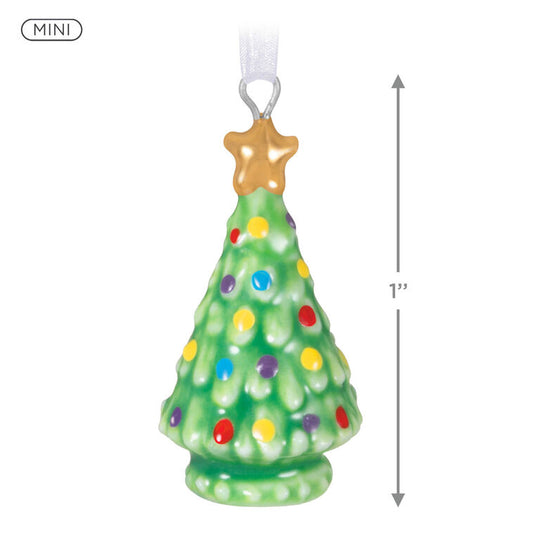 Hallmark Keepsake 1" Mini Christmas Ornament 2025, O Tiny Tree!, Porcelain, Gifts for Christmas Lovers - BCGiftMall