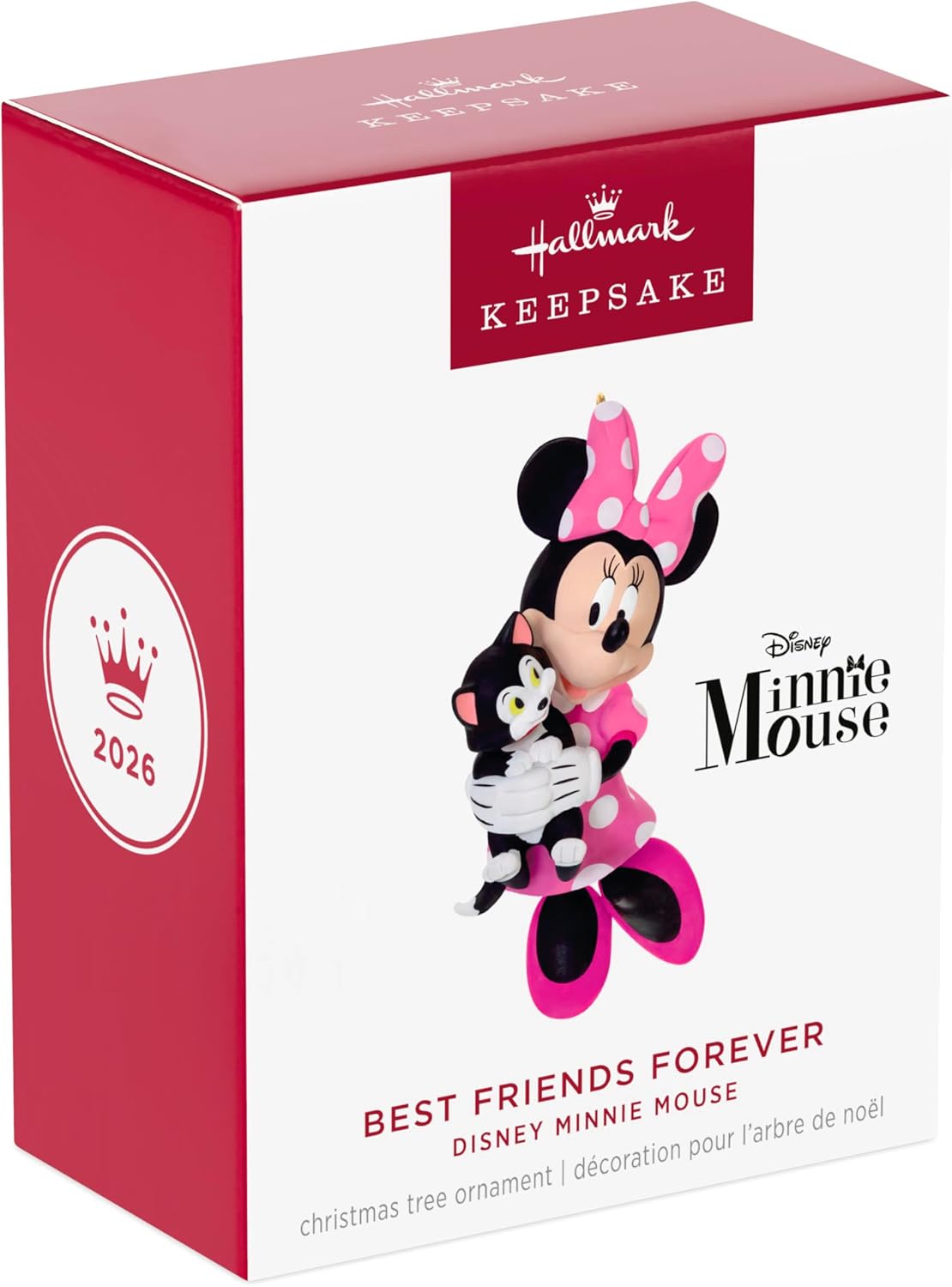 Hallmark Keepsake Christmas Ornament 2026, Disney Minnie Mouse Best Friends Forever, Gifts for Disney Fans