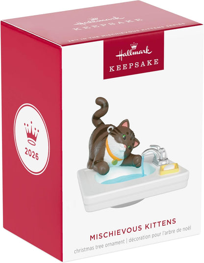 Hallmark Keepsake Christmas Ornament 2026, Mischievous Kittens, Gifts for Animal Lovers