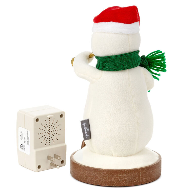 Hallmark 2025 Musical Tree-Lighting Snowman Plush, 10.5"