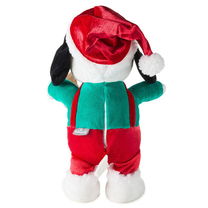 Hallmark Peanuts® Santa Snoopy With Cookie Plush With Sound and Motion, 12"