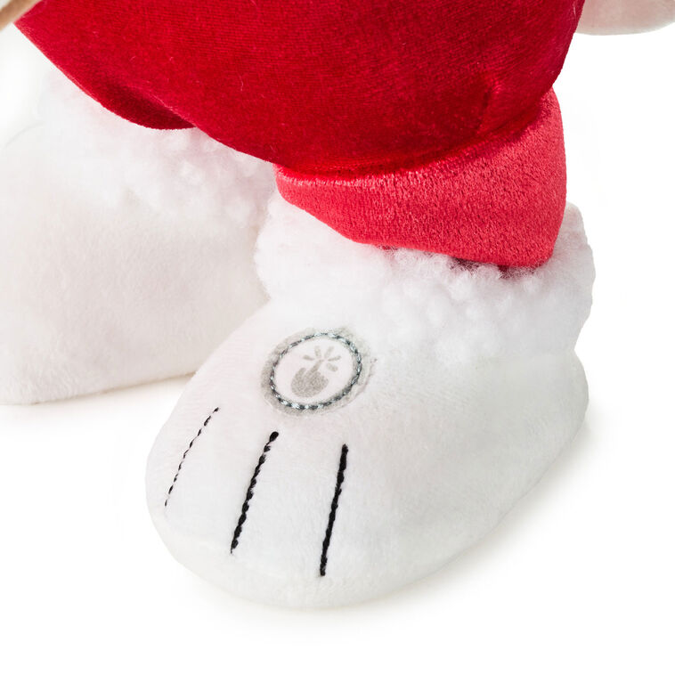 Hallmark Peanuts® Santa Snoopy With Cookie Plush With Sound and Motion, 12"