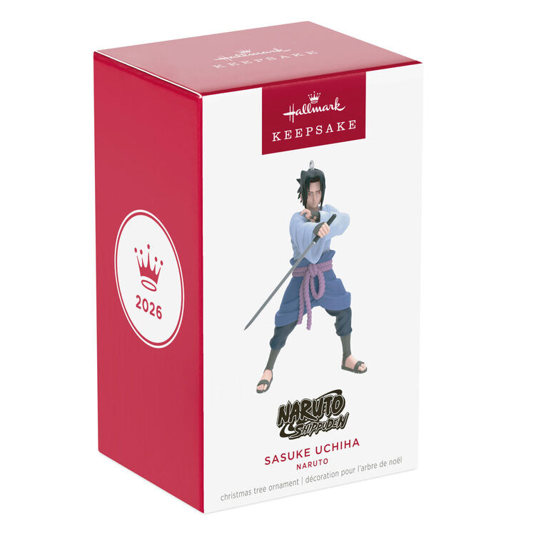 Hallmark 2026 Ornament Naruto Shippuden Sasuke Uchiha
