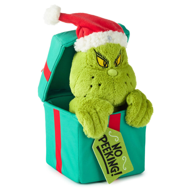 Hallmark Dr. Seuss's How the Grinch Stole Christmas!™ Peekbuster Plush With Motion-Activated Sound, 10" (2026 new)