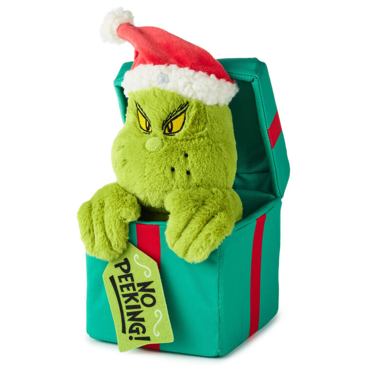 Hallmark Dr. Seuss's How the Grinch Stole Christmas!™ Peekbuster Plush With Motion-Activated Sound, 10" (2026 new)