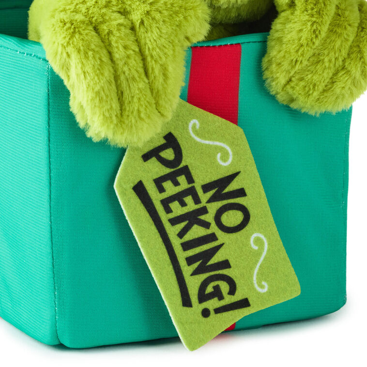 Hallmark Dr. Seuss's How the Grinch Stole Christmas!™ Peekbuster Plush With Motion-Activated Sound, 10" (2026 new)