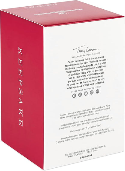 Hallmark Keepsake Christmas Ornament 2024, North Pole Tree Trimmers Band Collection Hank On Harmonica Musical with Light, Music Gifts