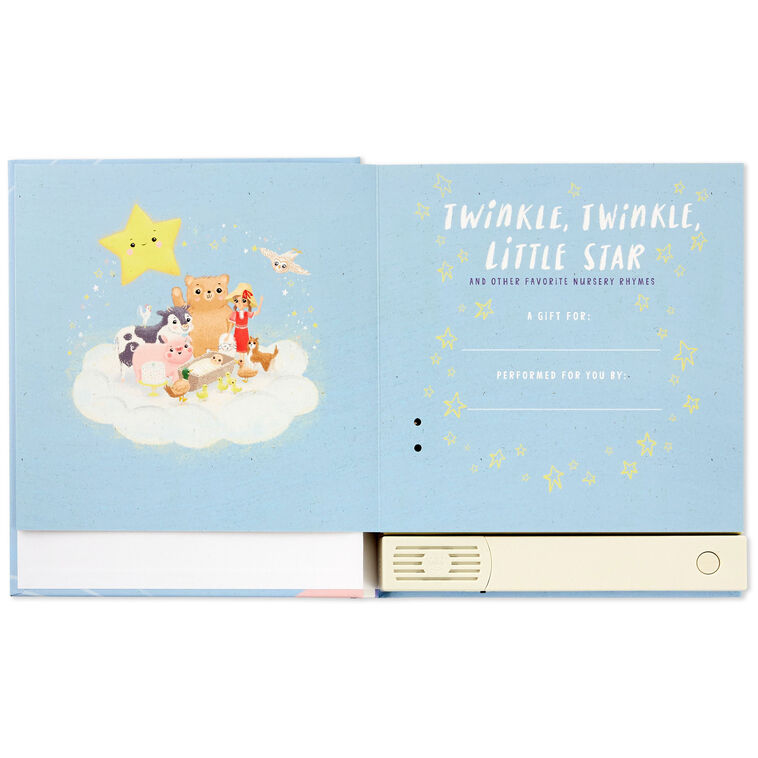 Hallmark Twinkle, Twinkle, Little Star and Other Favorite Nursery Rhymes Recordable Storybook
