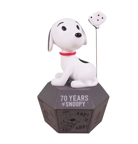 Snoopy 70th Anniversary Sculpture-Snoopy and Butterfly by Hallmark