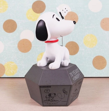 Snoopy 70th Anniversary Sculpture-Snoopy and Butterfly by Hallmark