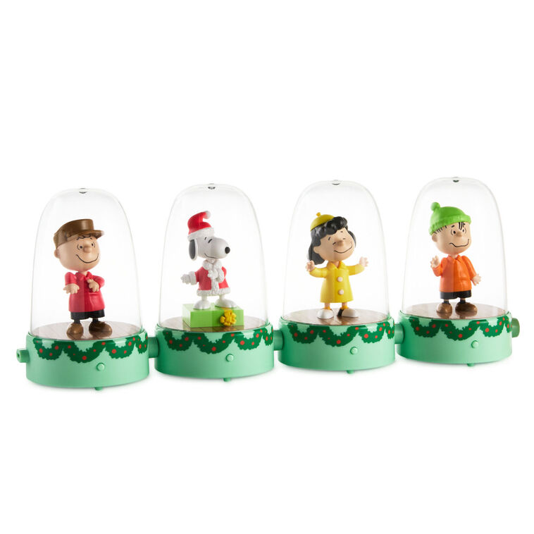 Hallmark Peanuts® Happy Tappers Christmas Musical Figurines With Motion, Set of 4