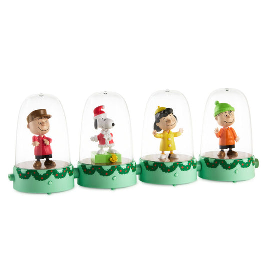 Hallmark Peanuts® Happy Tappers Christmas Musical Figurines With Motion, Set of 4