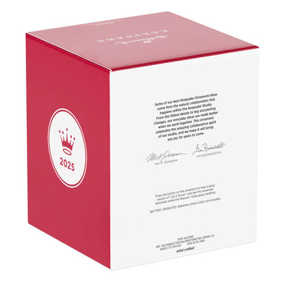 Hallmark Keepsake Christmas Ornament 2025, The Peanuts Gang Let's Go Sledding! Musical with Light and Motion, Gifts for Peanuts Fans - BCGiftMall