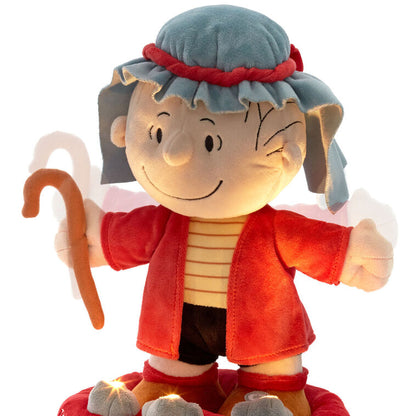 Peanuts® Linus in Shepherd Costume Plush With Sound, Motion and Light, 12" by Hallmark