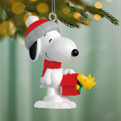 Hallmark 2026 Christmas Ornament Mini Peanuts Winter Fun With Snoopy Ornament, 1.25"