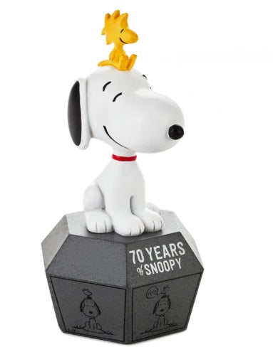 Hallmark Peanuts 70 Years of Snoopy Woodstock Limited Figurine New with Tag