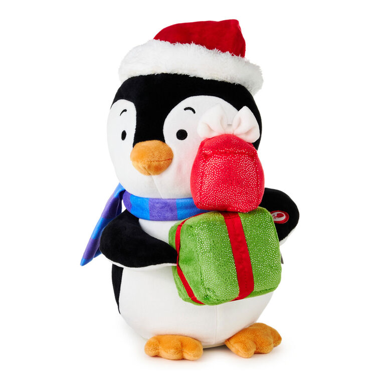 Hallmark Playful Penguins Delivering Delight Musical Plush With Motion, 10"