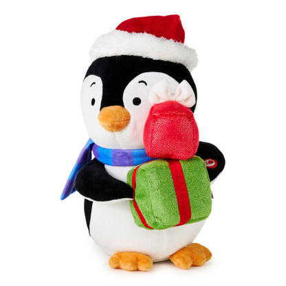 Hallmark Playful Penguins Delivering Delight Musical Plush With Motion, 10"
