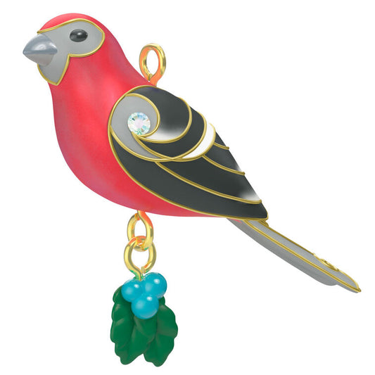 2026 Hallmark Christmas Ornament Mini Pine Grosbeak Ornament, 1"