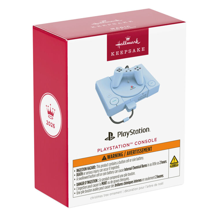 Hallmark 2026 Keepsake Christmas Ornament PlayStation Console Ornament With Light and Sound