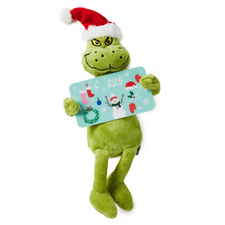 Hallmark Dr. Seuss's How the Grinch Stole Christmas! Plush Grinch Gift Card Holder