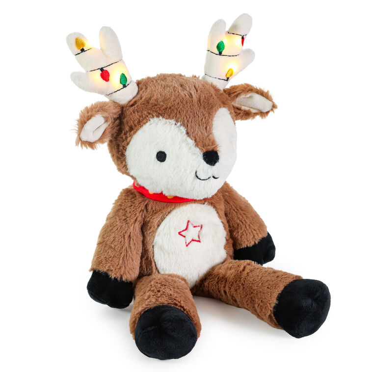 Hallmark Festive Reindeer Plush With Light, 8"