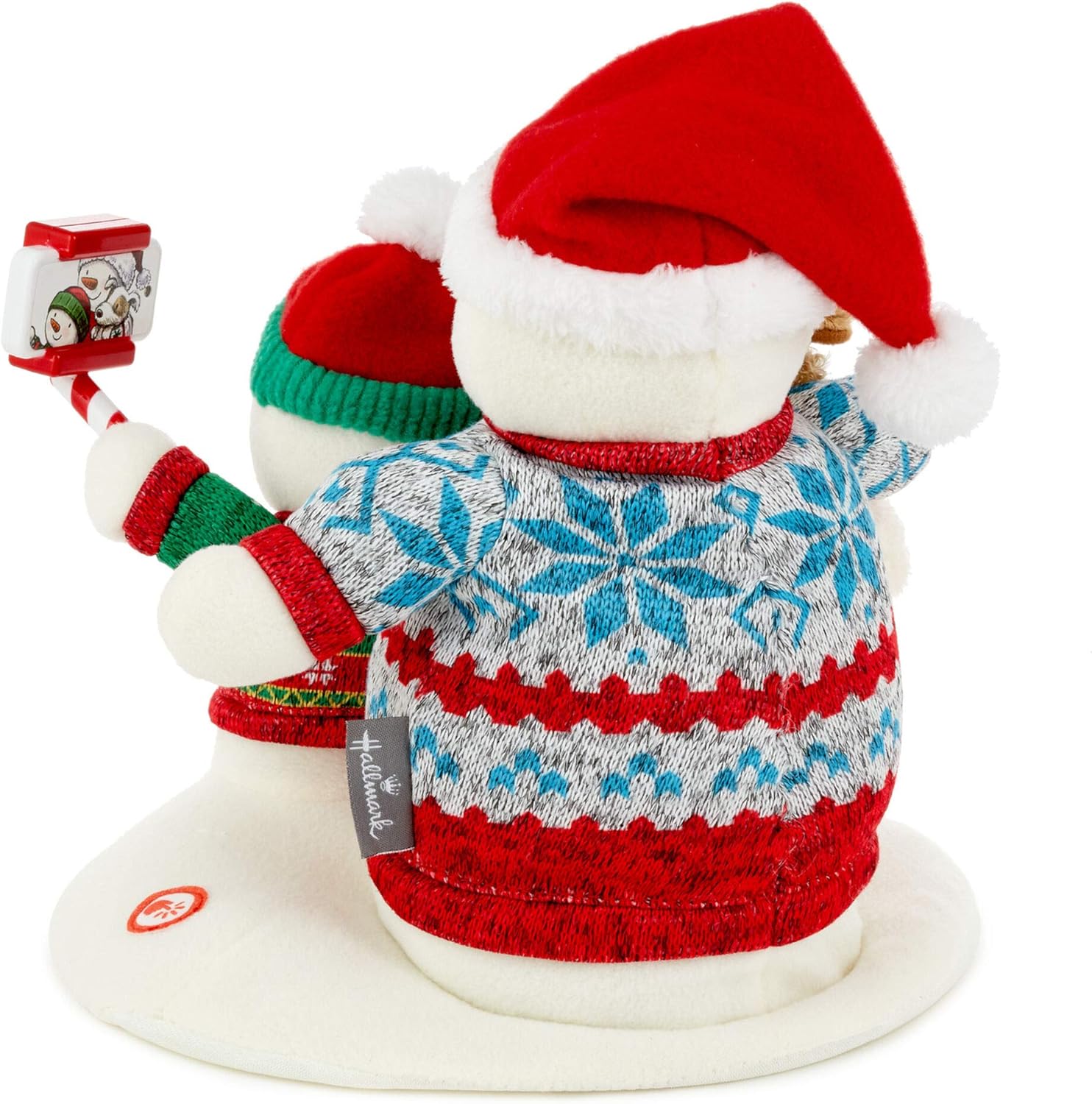 Hallmark Cozy Christmas Selfie Techno Snowman 2020 Singing Stuffed Animal with Light and Motion, 9.5" - BCGiftMall